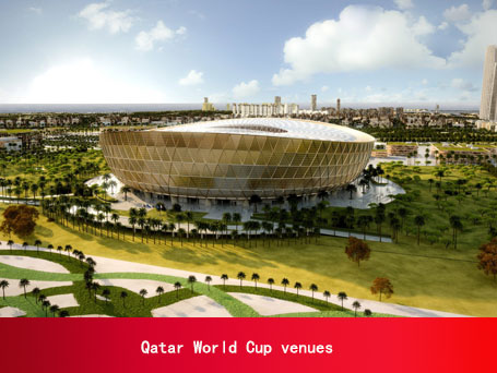 Locaties voor het WK voetbal in Qatar