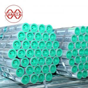 ASTM A53 Hot Dip Galvanized Round Steel Pipe Pre-Galvanized Steel Pipe Para sa Konstruksyon-4