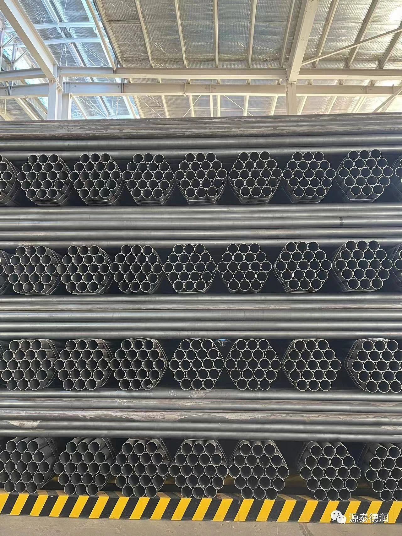 Black high frequency welded round tube