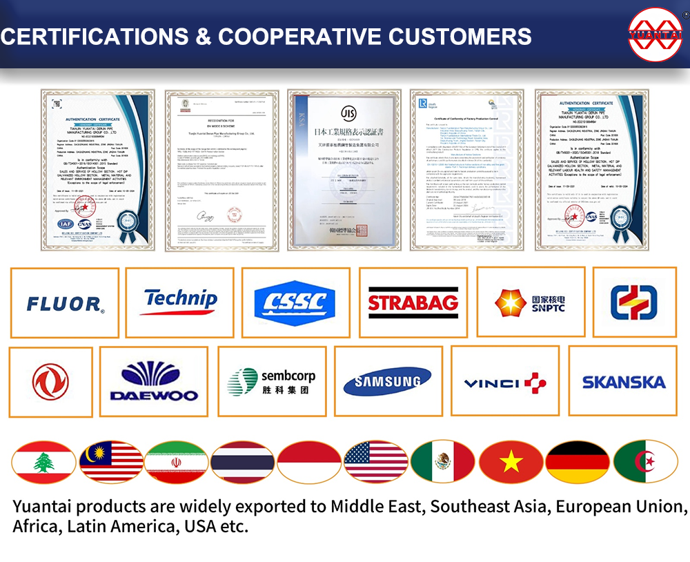 Yuantai Derun Square Hollow Section